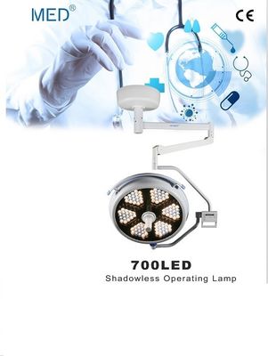 مصباح جراحة بدون ظل سقف CE صغير للجراحة 700 LED