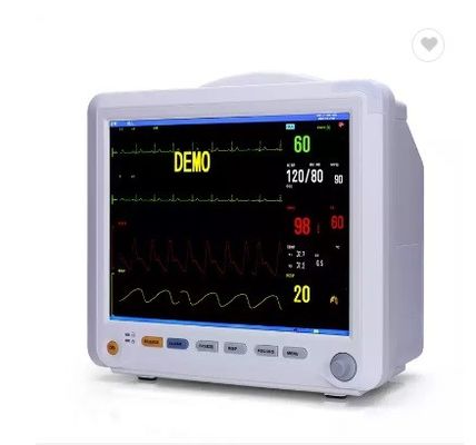 12 بوصة متعددة المعلمات مراقبة المريض ETCO2 SPO2 ECG مراقب متعدد المعلمات مراقب وحدة العناية المركزة