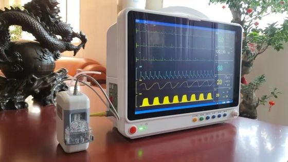 العلامات الحيوية لمراقبة المريض 15 بوصة وحدة العناية المركزة الطبية متعددة العوامل الطبية بجانب السرير Nibp SPO2 Ecg