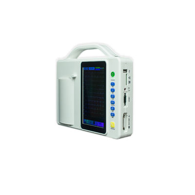 آلة ECG 6 قنوات جهاز الكارديوجراف الكهربائي الشاشة الملموسة